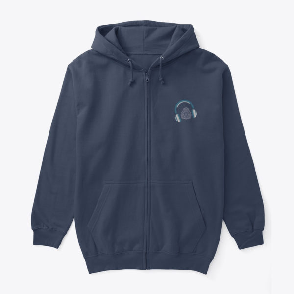 Lace Leaf Beats Zip Hoodie