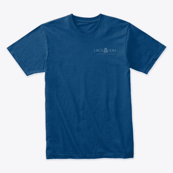 Lace Leaf Beats Blue T-Shirt