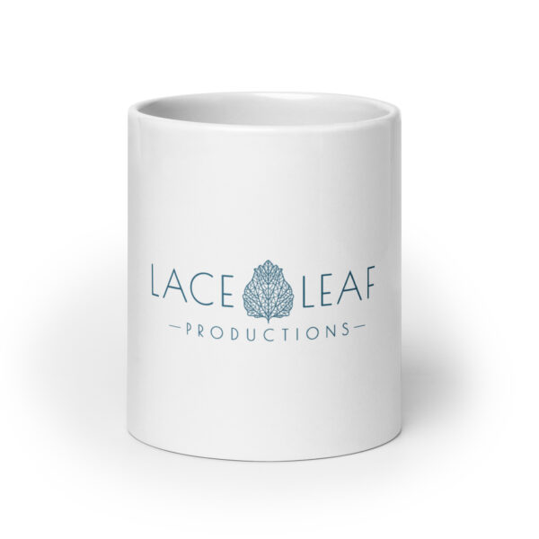 Lofi Lace White Glossy Mug - Image 9