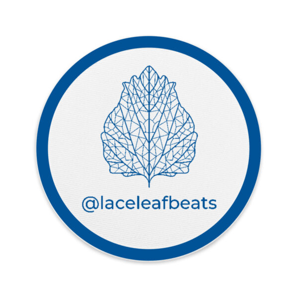Lace Leaf - Embroidered Patch- Leaf Icon
