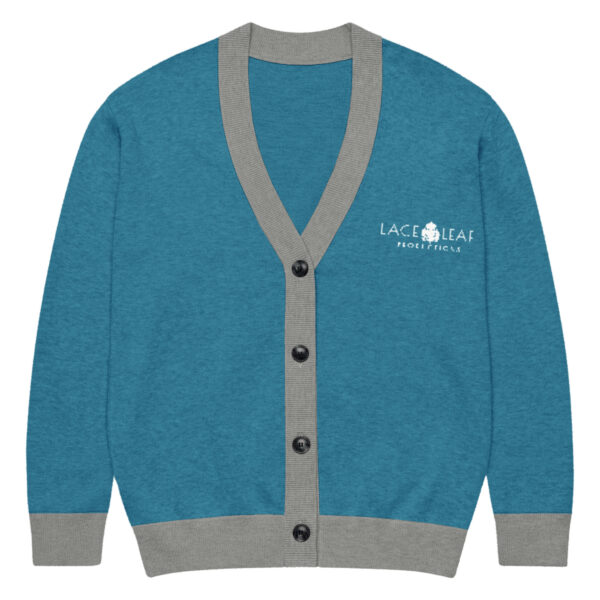 Lace Leaf  - Knitted Cardigan - Image 2