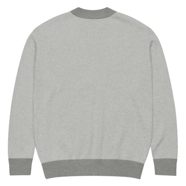 Lace Leaf - Knitted Cardigan Gray - Image 8