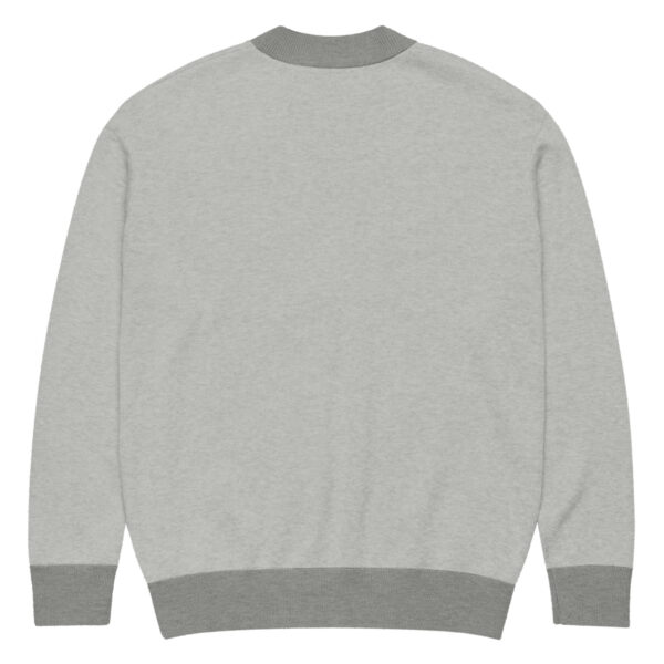 Lace Leaf - Knitted Cardigan Gray - Image 12