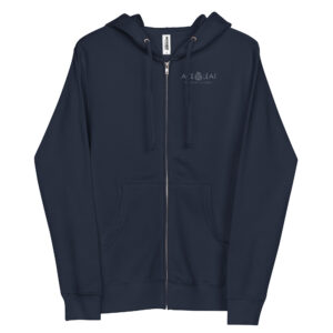 Lace Leaf  - Unisex Fleece Zip Up Hoodie
